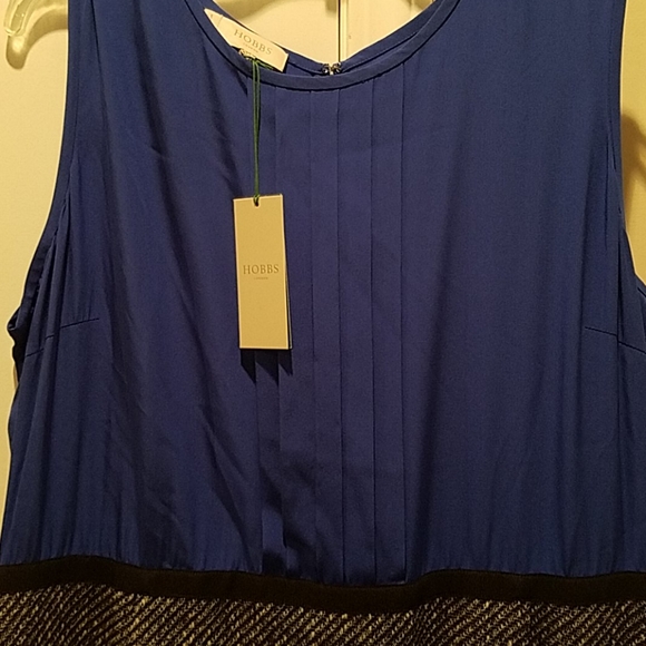 Hobbs blue and Tweed dress - Picture 3 of 3